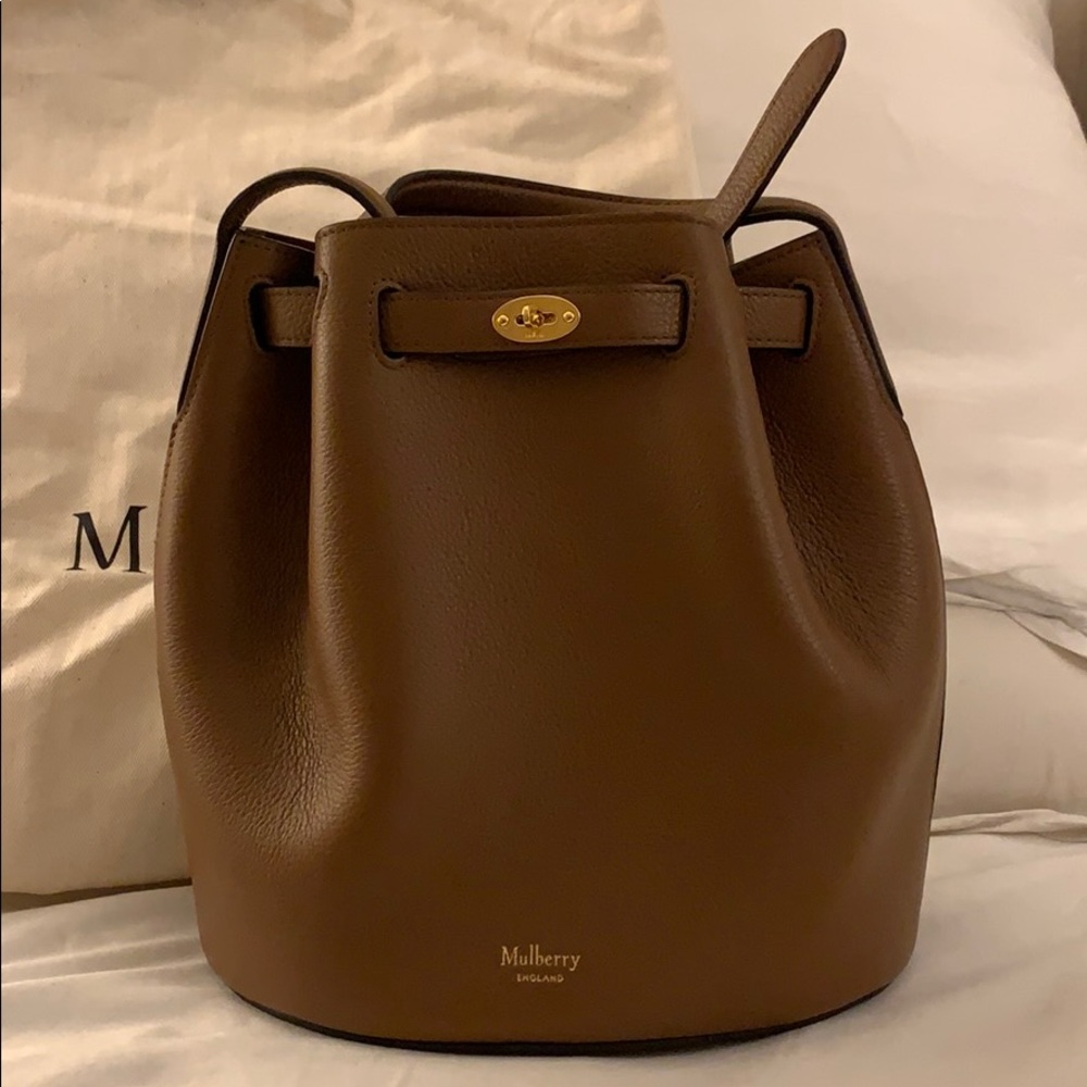 Mulberry Abbey Small Classic Grain Bucket Bag